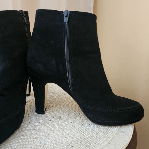 HOBBS Elegant Black Women's Premium suede Ankle Boots SIZ 7.New Conditon - Picture 4 of 8
